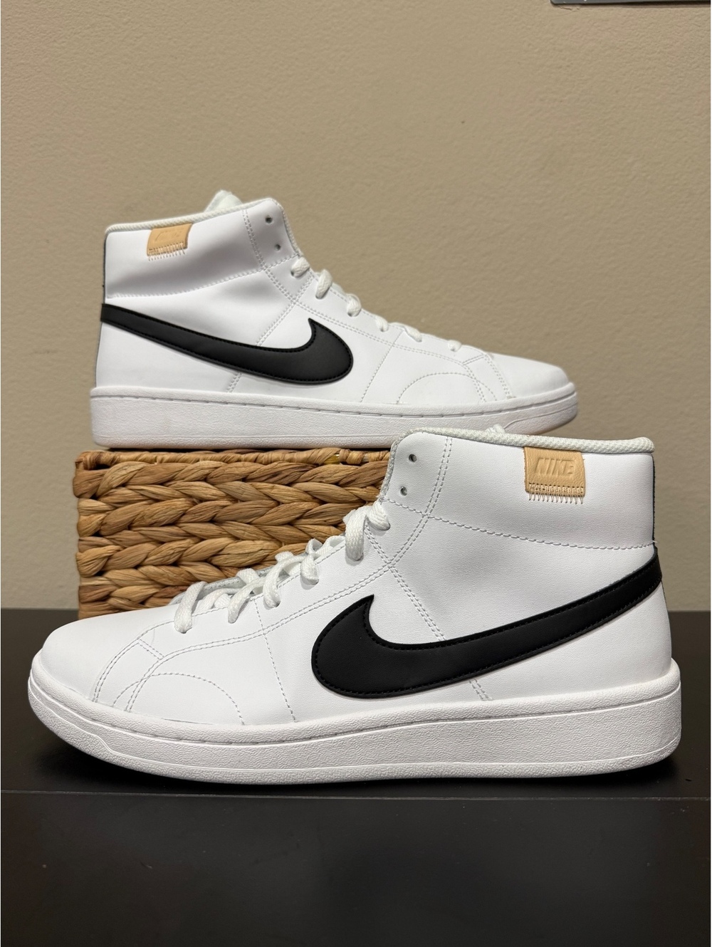 Size 8.5 - Nike Court Royale 2 Mid “White Onyx”